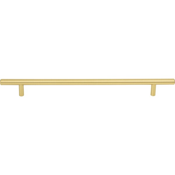 256 Mm Center-to-Center Brushed Gold Naples Cabinet Bar Pull